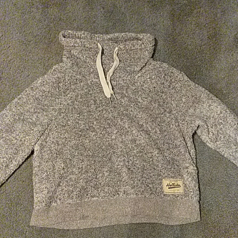 Hollister fuzzy sweater